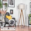 Bassagoda Lampa stojąca, Lampa do czytania Ecru, Czarny, 1-punktowy
