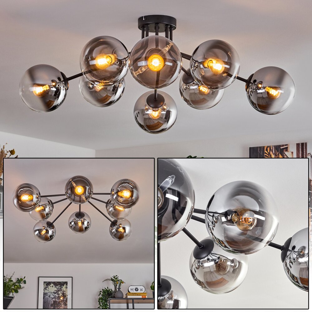 Gastor Lampa sufitowa 87 cm Chrom, Przezroczysty, 8-punktowe main product photo