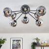 Gastor Lampa sufitowa 87 cm Chrom, Przezroczysty, 8-punktowe