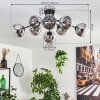 Gastor Lampa sufitowa 87 cm Chrom, Przezroczysty, 8-punktowe