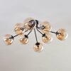 Gastor lampa sufitowa 87 cm bursztynowy, przezroczysty, 8-punktowe