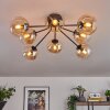 Gastor lampa sufitowa 87 cm bursztynowy, przezroczysty, 8-punktowe