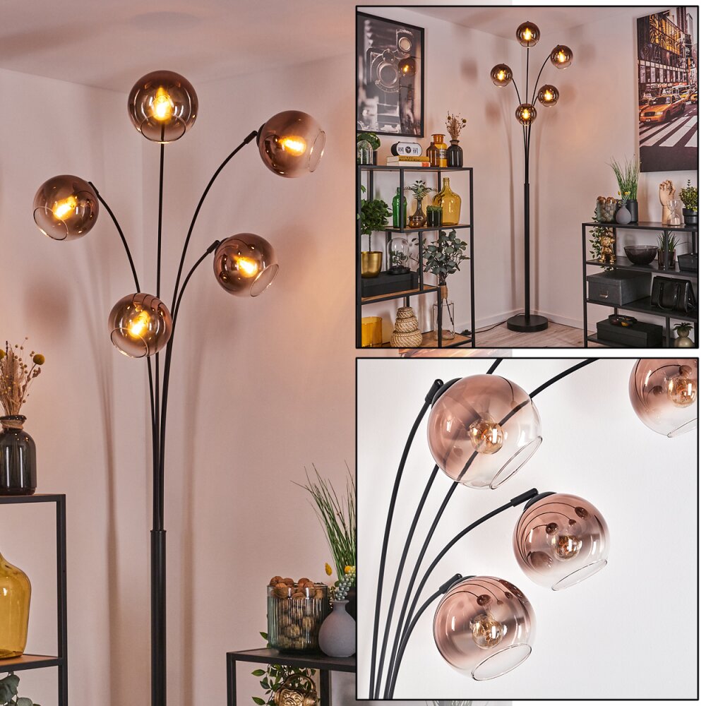 Koyoto Lampa stojąca Przezroczysty, W kolorze miedzi, 5-punktowe main product photo