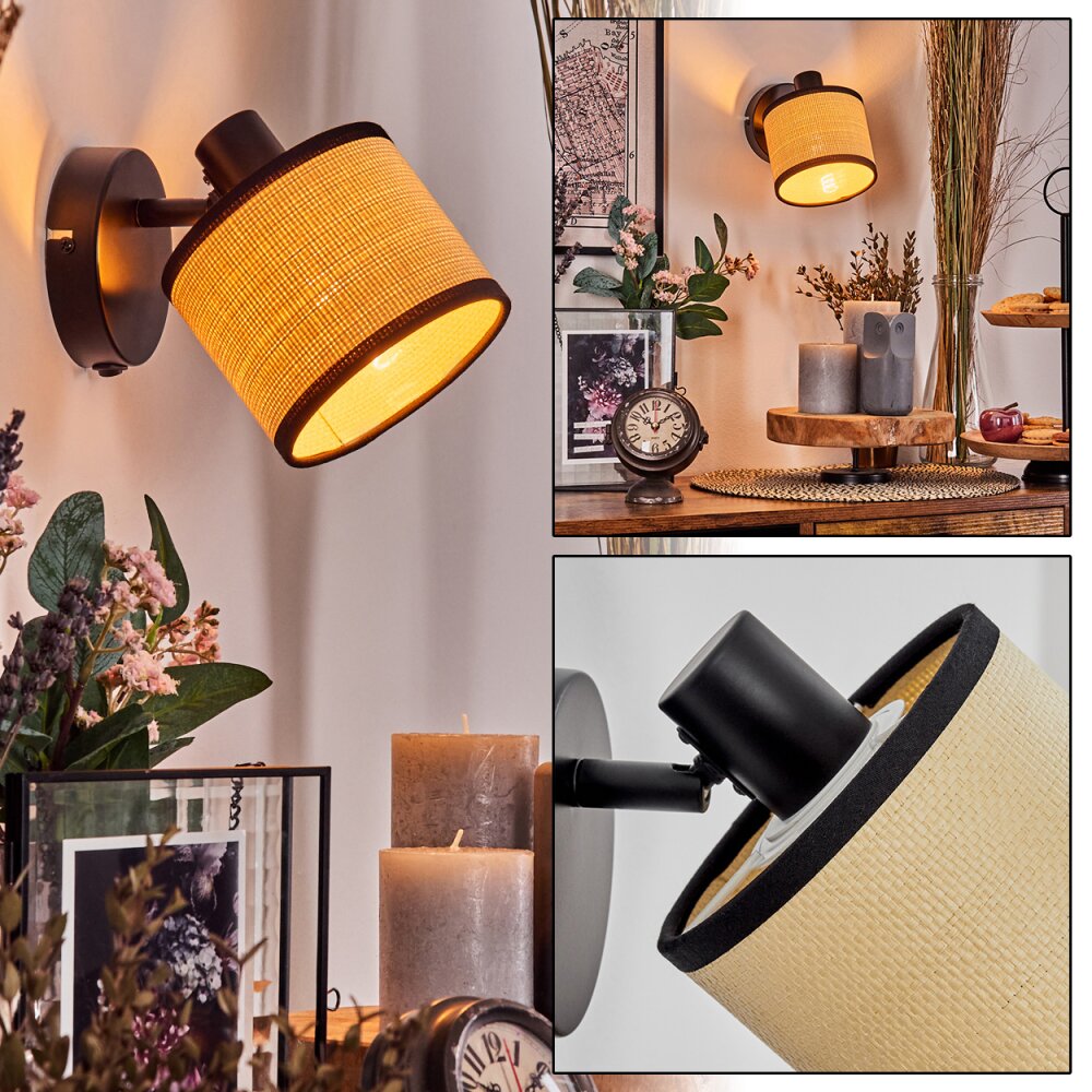 Chellas Lampa ścienna Czarny, 1-punktowy main product photo