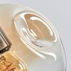 Ripoll lampa wisząca bursztynowy, przezroczysty, 3-punktowe