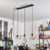 Ripoll lampa wisząca bursztynowy, przezroczysty, 3-punktowe