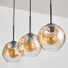 Ripoll lampa wisząca bursztynowy, przezroczysty, 3-punktowe
