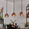 Ripoll lampa wisząca przezroczysty, miedziany, 3-punktowe