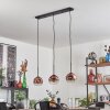 Ripoll lampa wisząca przezroczysty, miedziany, 3-punktowe