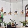 Ripoll lampa wisząca bursztynowy, przezroczysty, 4-punktowe