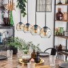 Ripoll Lampa wisząca W kolorze bursztynu, Przezroczysty, 4-punktowe