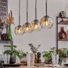 Ripoll Lampa wisząca W kolorze bursztynu, Przezroczysty, 4-punktowe