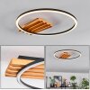Pompu lampa sufitowa LED kolory naturalne, czarny, 1-punktowy