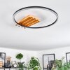 Pompu lampa sufitowa LED kolory naturalne, czarny, 1-punktowy