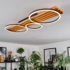 Pompu lampa sufitowa LED kolory naturalne, czarny, 1-punktowy