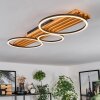 Pompu lampa sufitowa LED kolory naturalne, czarny, 1-punktowy