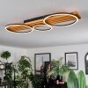 Pompu lampa sufitowa LED kolory naturalne, czarny, 1-punktowy