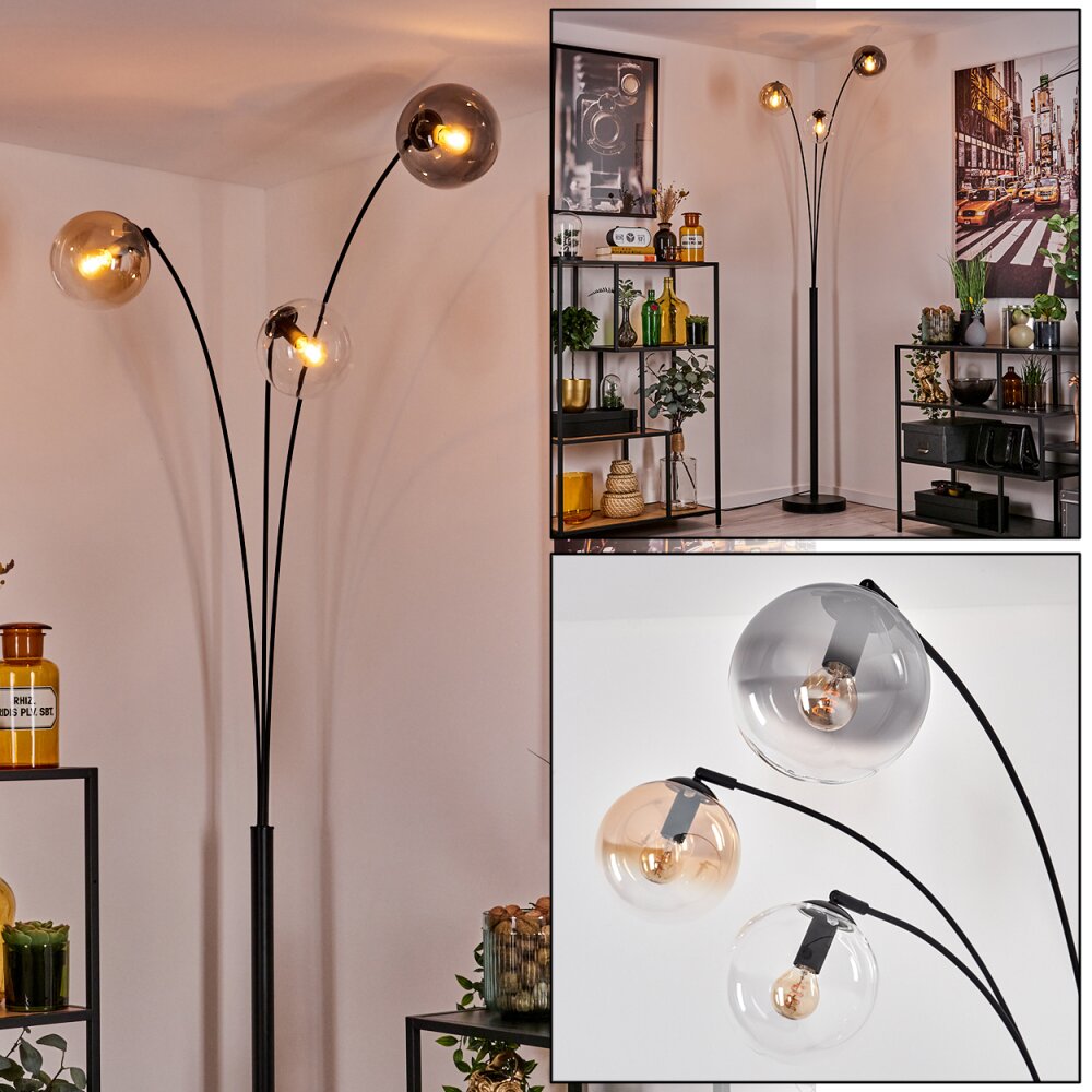 Gastor Lampa stojąca W kolorze bursztynu, Przezroczysty, Przydymiony, 3-punktowe main product photo