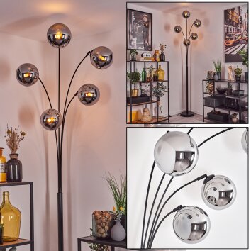 Gastor Lampa stojąca Chrom, 5-punktowe Gastor Lampa stojąca Chrom, 5-punktowe