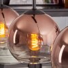 Koyoto lampa wisząca przezroczysty, miedziany, 3-punktowe