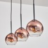 Koyoto lampa wisząca przezroczysty, miedziany, 3-punktowe