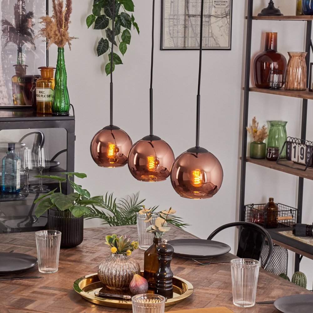 Koyoto Lampa wisząca W kolorze miedzi, 3-punktowe main product photo