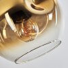 Ripoll Lampa wisząca Złoty, Przezroczysty, 4-punktowe