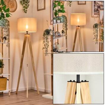 Bassagoda lampa stojąca kolory naturalne, 1-punktowy