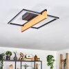 Pompu lampa sufitowa LED kolory naturalne, czarny, 1-punktowy