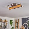 Pompu lampa sufitowa LED kolory naturalne, czarny, 1-punktowy