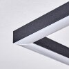 Pompu lampa sufitowa LED kolory naturalne, czarny, 1-punktowy
