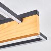 Pompu lampa sufitowa LED kolory naturalne, czarny, 1-punktowy