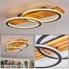 Pompu lampa sufitowa LED kolory naturalne, czarny, 1-punktowy