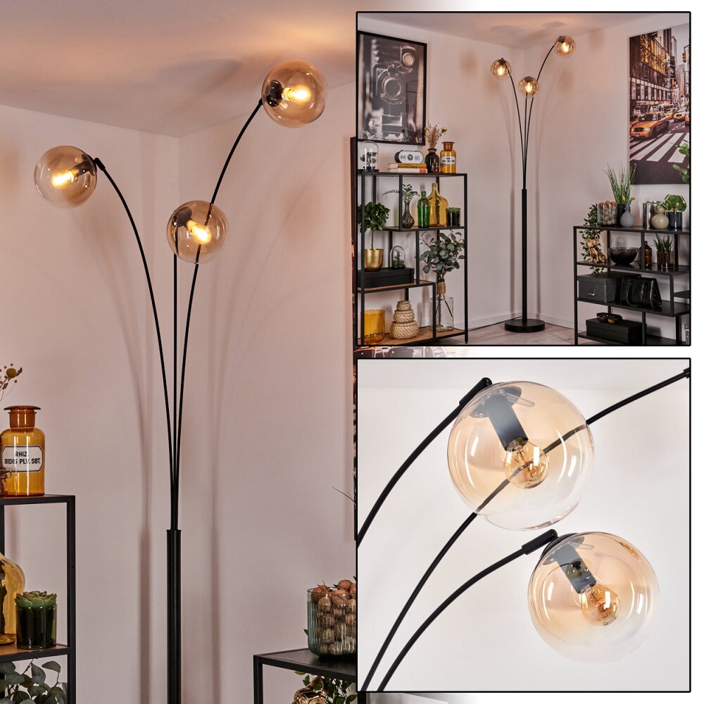 Gastor Lampa stojąca W kolorze bursztynu, Przezroczysty, 3-punktowe main product photo