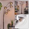 Gastor Lampa stojąca Chrom, Przezroczysty, Przydymiony, 5-punktowe