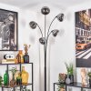 Gastor Lampa stojąca Chrom, Przezroczysty, Przydymiony, 5-punktowe