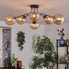Gastor lampa sufitowa 74 cm bursztynowy, przezroczysty, 6-punktowe