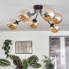 Gastor Lampa sufitowa 74 cm W kolorze bursztynu, Przezroczysty, 6-punktowe