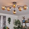 Gastor Lampa sufitowa 74 cm W kolorze bursztynu, Przezroczysty, 6-punktowe