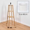 Bassagoda lampa stojąca kolory naturalne, 1-punktowy