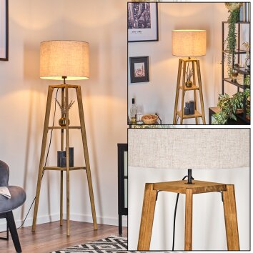 Bassagoda lampa stojąca kolory naturalne, 1-punktowy