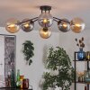 Gastor lampa sufitowa 74 cm bursztynowy, przydymiony, 6-punktowe