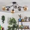 Gastor lampa sufitowa 74 cm bursztynowy, przydymiony, 6-punktowe