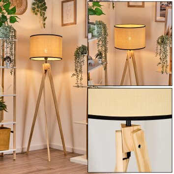 Chellas lampa stojąca kolory naturalne, 1-punktowy