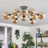 Gastor lampa sufitowa 83 cm bursztynowy, 10-punktowe