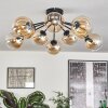Gastor Lampa sufitowa 83 cm W kolorze bursztynu, Przezroczysty, 10-punktowe