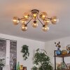 Gastor Lampa sufitowa 83 cm W kolorze bursztynu, Przezroczysty, 10-punktowe