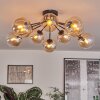 Gastor Lampa sufitowa 83 cm W kolorze bursztynu, Przezroczysty, 10-punktowe
