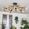 Gastor Lampa sufitowa 83 cm W kolorze bursztynu, Przezroczysty, 10-punktowe