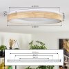 Lockeby lampa sufitowa LED kolory naturalne, biały, 1-punktowy
